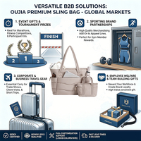 Tas Kerja Katun Wandering Nature dengan Tempat Cangkir, Tas Perawat 2 Set, Kompartemen Laptop 15,6 inci, Sleeve Trolley, Tas Perjalanan Wanita