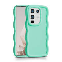 Coque de téléphone en TPU à bords ondulés, matériau DIY, couleur unie, coque souple antichoc sans support pour Infinix Note 50 Pro 4G/5G