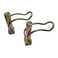 Pasokan Pabrik Baja Quick Release Shouldered Clevis Black Oxide 5*60*70 D-Type Snapper Wire Lock Pin M4.5-M12 Bersertifikasi ISO9001