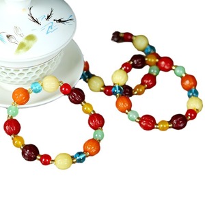 Colorful Beaded <b>Bracelet</b> Plastic Resin <b>Ball</b> Shape Multicolor Jewelry For Women Fashion Accessory Summer 2023 - Product Image 5