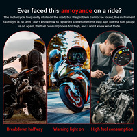 Nuevas Actualizaciones para el Escáner de Diagnóstico de Motocicletas TopDiag M201, Analizador de Motor para BMW/Yamaha/Suzuki/Motocicletas con Actualización por Wifi