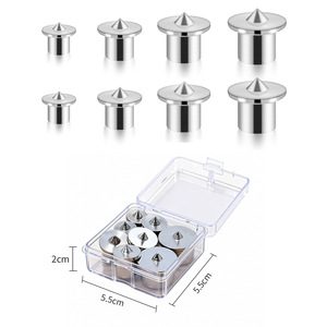 Guest Quality Stainless Steel Wood Dowel Positioning Tool Set 8 Pc Woodworking <b>Drill</b> <b>Guide</b> For Construction - Product Image 3