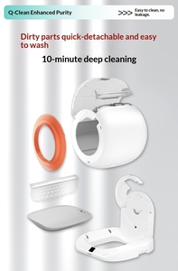 กระบะทรายแมวอัจฉริยะ OEM Q-clean สำหรับลูกแมว ทำ<span class=keywords><strong>ความ</strong></span><span class=keywords><strong>สะอาด</strong></span>ตัวเองได้ ผลิตจากพลาสติกเป็นมิตรกับสิ่งแวดล้อม <span class=keywords><strong>พ</strong></span>ร้อมระบบกำจัดกลิ่น ควบคุมผ่าน<span class=keywords><strong>แอ</strong></span><span class=keywords><strong>พ</strong></span>/ไวไฟ เสียงเบา - Product Image 4