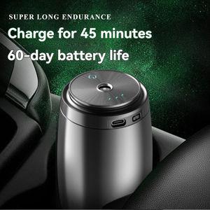 Diffuseur d'arômes automobile ultrasonique intelligent à démarrage automatique, à pulvérisation, pour <span class=keywords><strong>installation</strong></span> dans le porte-gobelet, en alliage d'aluminium - Product Image 2