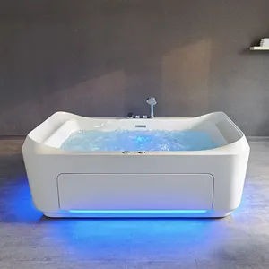 Indoor 2 Persoons Whirlpool Bad Hot Tub Acryl Vrijstaande Massage Badkuipen Volwassen Bad