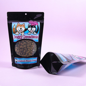 Tùy chỉnh in kỹ thuật số mùi chó điều trị đứng lên túi thực phẩm cấp Nhôm lá vật nuôi bao bì thực phẩm Túi Mylar với cửa sổ - Product Image 5