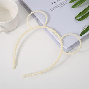 ربطة رأس بسيطة مقوسة أنيقة لؤلؤية القط - Product Image 4