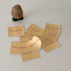 Autocollants en feuille d'or imprimés en couleur personnalisée, autocollants de marque de luxe pour l'emballage de produits de beauté - Product Image 6