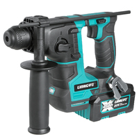 Outil électrique sans fil 18V, marteau perforateur sans fil sans balais avec forets SDS, fonctionnement en 2 modes