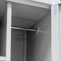 Casier utilitaire en acier pour produits de nettoyage et vêtements de travail