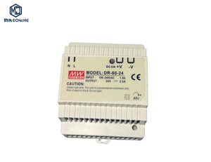 Fuente de Alimentación Conmutada Montada en Riel DR-60-24, 24V 2.5A, Convertidor de CA, Protección Contra Sobrecarga y Cortocircuito, Industrial - Product Image 1