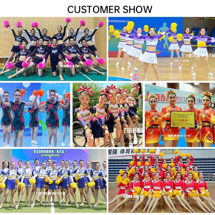 Free Design and Customized Fashionable Cheerleading Uniforms for You
