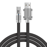 Câble de charge ultra-rapide USB-C 120W à prix d'usine, connecteurs à angle droit pour imprimante Samsung, chargeur d'ordinateur, câbles de type C