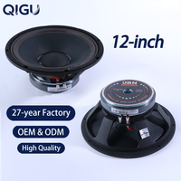 Haut-parleur de 12 pouces, bobine vocale de 65 mm, aimant en ferrite de 170 mm, caisson de basses professionnel, système audio, woofer médium-grave