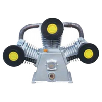 Compresseur d'air industriel à tête de compresseur à piston alternatif à deux étages, pompes 2065 2080 3080 3065 3090 avec clapet