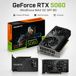 การ์ดจอ GeForce RTX 5060 WindForce OC 8GB พัดลมคู่ SFF DLSS 4 Ray Tracing AI GPU สำหรับเล่นเกม PC ใหม่ PCI ระดับมืออาชีพ GeF - Product Image 1