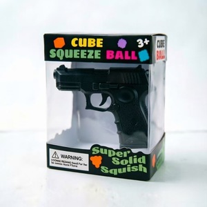 Cute Handheld Stress Relief Squeeze <b>Toy</b> in Gun Shape for Kids and Adults Office <b>Desk</b> Fun Novelty Gift with Display Box - Product Image 1