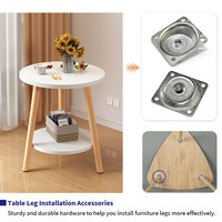 Accessoires de mobilier Connecteur de pied de table diagonale pour table et chaise Joint hexagonal pour pied de table