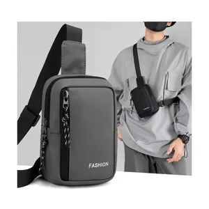 New Design Custom Sling Bag Cellphone Bag Crossbody Large Capacity Men's Shoulder Bags