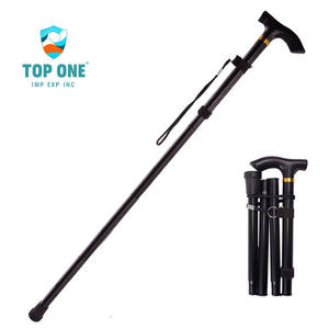 Top One Vente en gros Quatre sections Canne de marche pliable Vieil homme Bâton de marche - Product Image 2