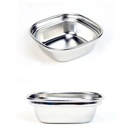 Petit plat d'assaisonnement réutilisable en acier inoxydable Récipient à condiments Tasses à portions Tasses à sauce trempette pour confiture