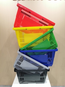 Highbright Stackable Retail Shopping <b>Tote</b> with Comfortable Grip & Spacious Interior - Product Image 3
