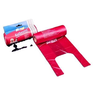 Bolsa de Compras de Plástico PE Desechable para Supermercado, Tipo Camiseta, con Refuerzo Lateral - Product Image 4