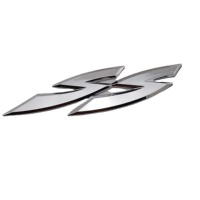 Autocollant 3D chromé couleur 210 mm Commodore SS Decal HSV Falcon VY VZ Emblème arrière pour Holden