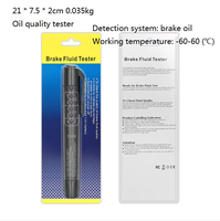 Stylo de test de liquide de frein, stylo de test de liquide de frein avec emballage sous carte d'aspiration en stock