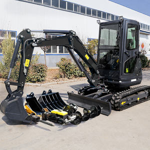 Spedizione gratuita all'ingrosso CE EPA motore idraulico 1ton 1.2ton S 3ton 3.5ton Mini Crawler Bagger scavatore Mini escavatore per la vendita - Product Image 1
