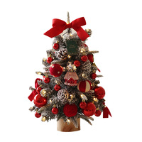 Mini sapin de Noël en PET, décoration de table, DIY, petit modèle 45cm 60cm, ornement pour vitrine intérieure