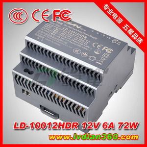 LVDUN แหล่งจ่ายไฟแบบสวิตชิ่งรางดิน LD-10012HDR 12V 8A เอาต์พุตเดี่ยวสำหรับใช้งานในอุตสาหกรรม - Product Image 3