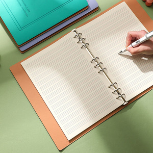 Cuaderno de tapa dura B5 a granel mixto de fábrica, <span class=keywords><strong>Agenda</strong></span> personalizada, diario con encuadernación en espiral, cubierta de lámina de cuero, Recambios baratos de hojas sueltas - Product Image 3