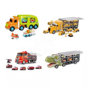 JinYing – <span class=keywords><strong>tracteur</strong></span> de transport en plastique, jouets, transporteur inertiel, friction coulissante, <span class=keywords><strong>camion</strong></span> de <span class=keywords><strong>dessin</strong></span> <span class=keywords><strong>animé</strong></span> avec lumière de musique - Product Image 6