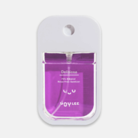 Brume parfumée de poche 45 ml avec logo personnalisé, spray désinfectant pour les mains parfumé, désinfectant pour les mains avec logo personnalisé