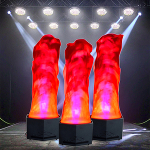 RGB lampu efek api sutra <span class=keywords><strong>LED</strong></span>, Remote Control bergerak untuk panggung DJ rumah hantu Pesta Bar tema taman menggunakan DMX512 Kelab Malam - Product Image 4