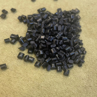 Plastik Rekayasa Paduan PC/ABS Grade Cetakan dengan Ketahanan Benturan Tinggi 36 dan Modulus Lentur 1951 Granul Hitam