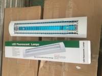 Tube lumineux fluorescent double 2 pieds/4 pieds, principe CFL avec diffuseur, économie d'énergie et fluorescent