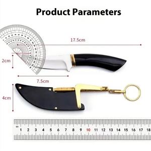 Cuchillo Doméstico de Acero Inoxidable Hummingbird D2 para Pelar Frutas y Carne, Herramienta de Cocina Multifuncional con Mango de Goma, Portátil - Product Image 5