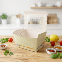 Boîte d'emballage en papier pour pâtisserie, gaufres, biscuits, desserts, gâteaux, avec logo personnalisé, en gros, de qualité alimentaire