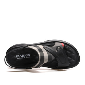 2026 New Thick Platform Men Sandals Open Toe Roman Beach Shoes Plus Size Non Slip Outdoor Casual <b>Summer</b> Footwear - Product Image 1
