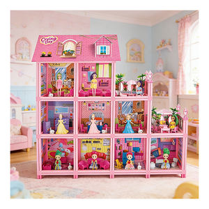 Creative Assembly House DIY Craft Model <b>Kitchen</b> & Food Toys <b>Plastic</b> PVC TOYSRUNNER DLHS0307 for Ages 5+ - Product Image 2