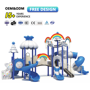Phổ biến nhất hiện đại thiên nhiên Toddler phiêu lưu giải trí Nhựa sân chơi ngoài trời Slide thiết bị - Product Image 5