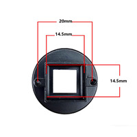Support de monture d'objectif CS en métal, support d'objectif avec espacement de vis de 20MM, support d'objectif CS pour caméra de sécurité