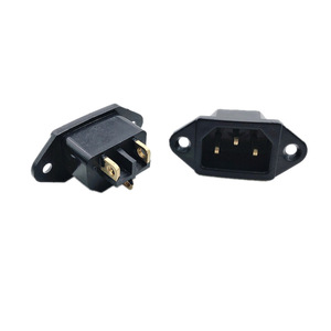 Prise de cuiseur à riz à trois broches, contacts en cuivre blancs et noirs pour pièces de cuiseur à riz électrique - Product Image 3
