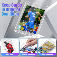 Vente en gros de porte-cartes magnétiques ultra fins 35PT pour cartes de sport, cartes de baseball, cartes PTCG, protection One Touch