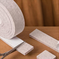 Protections de pieds de meubles en feutre autocollantes antidérapantes silencieuses écologiques, coussinets de chaise, tapis de sol, pour tables basses en bois, vente en gros 3mm