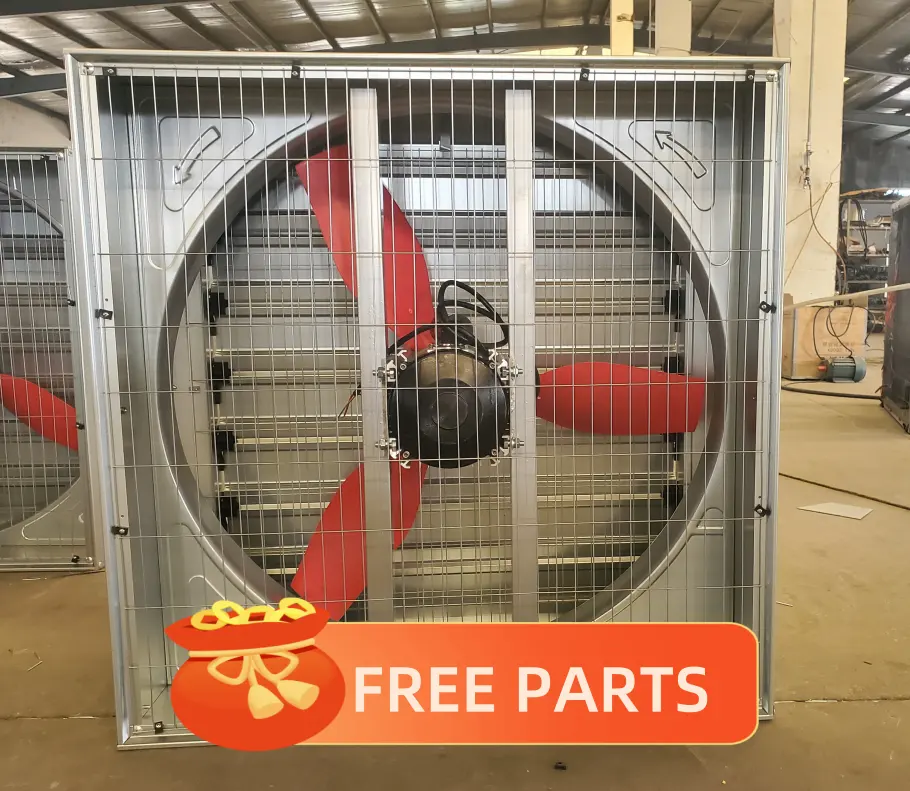 Extractor de aire para taller industrial, ventiladores de refrigeración de aire para granja avícola, invernadero montado en la pared, 1380mm