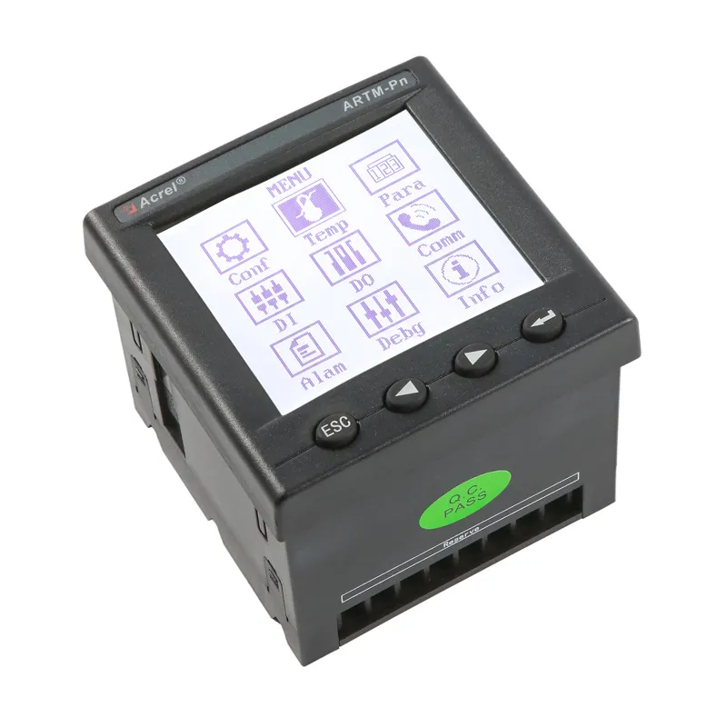 Acrel ARTM-PN wireless temperature monitoring system measuring Device RS485 display terminal for wireless temp sensor