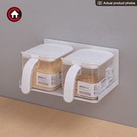 Étagère murale magnétique pour bocaux, design large et profond, rangement pour bouteilles, organisateur de cuisine